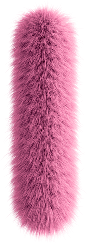 Pink 3D Fluffy Letter I